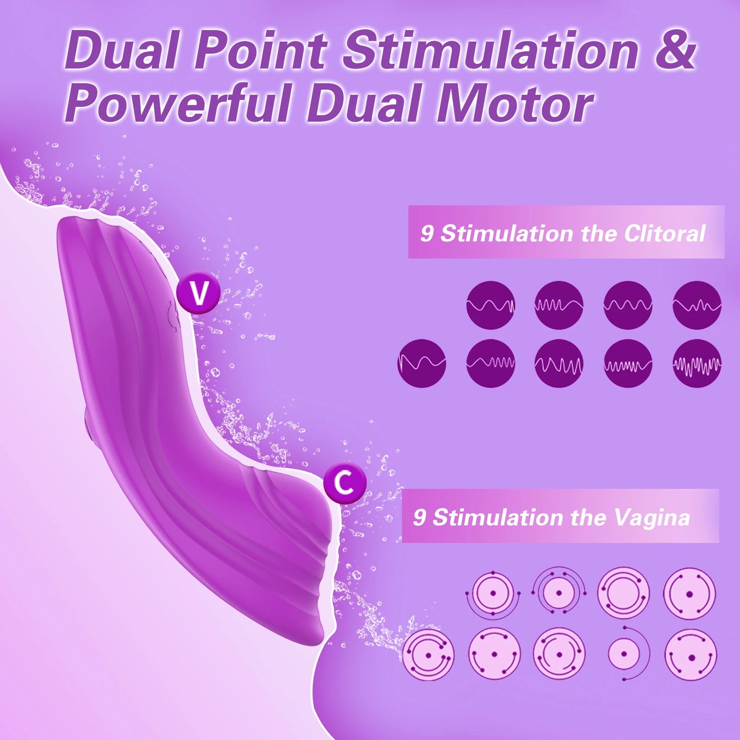 Draagbare clit stimulator App control