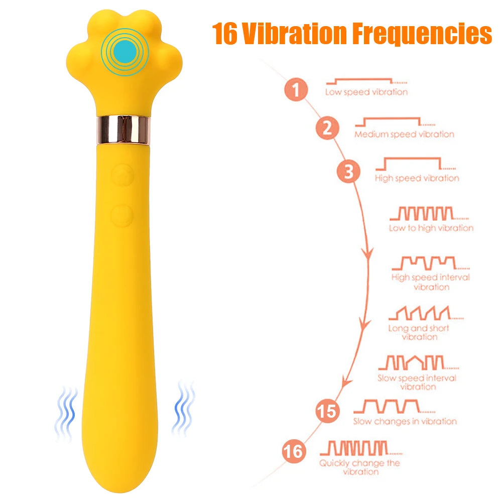 G Spot clitoris/tepel vibrator