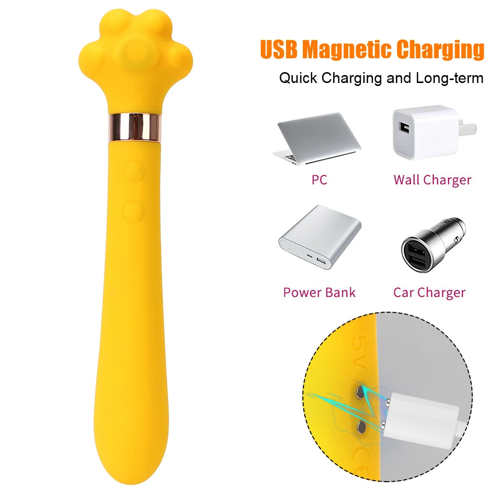 G Spot clitoris/tepel vibrator