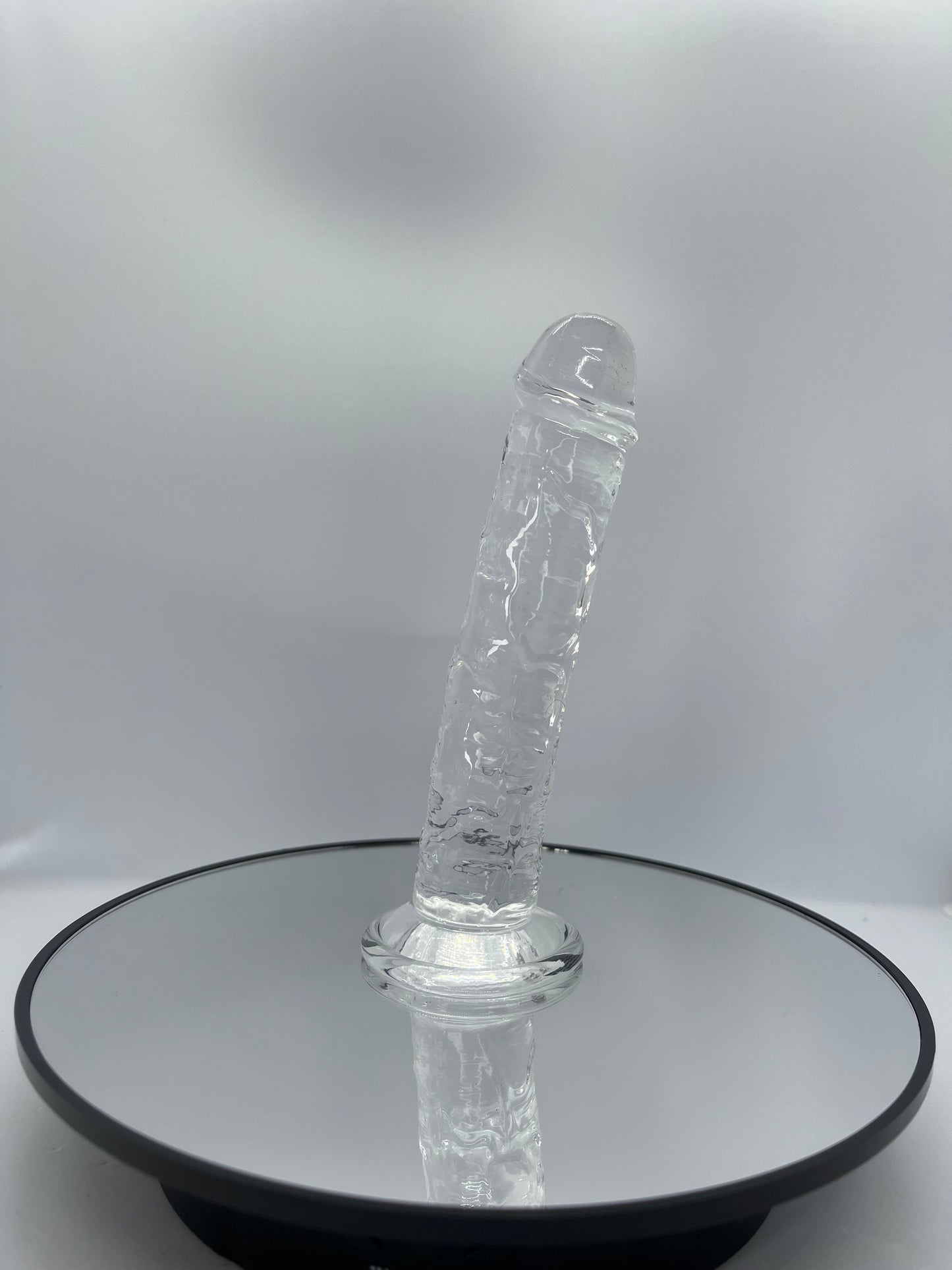 Dildo met zuignap realistisch transparant