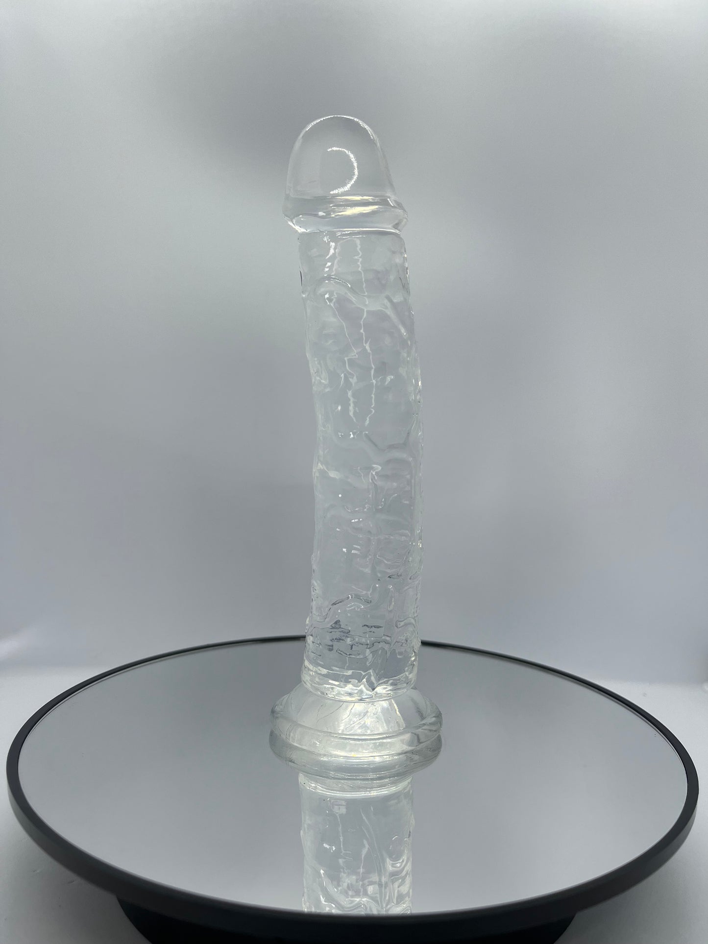 Dildo met zuignap realistisch transparant
