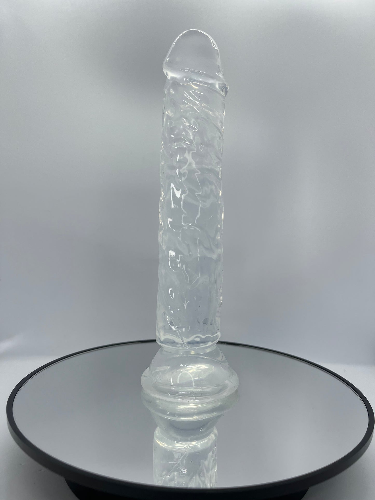 Dildo met zuignap realistisch transparant