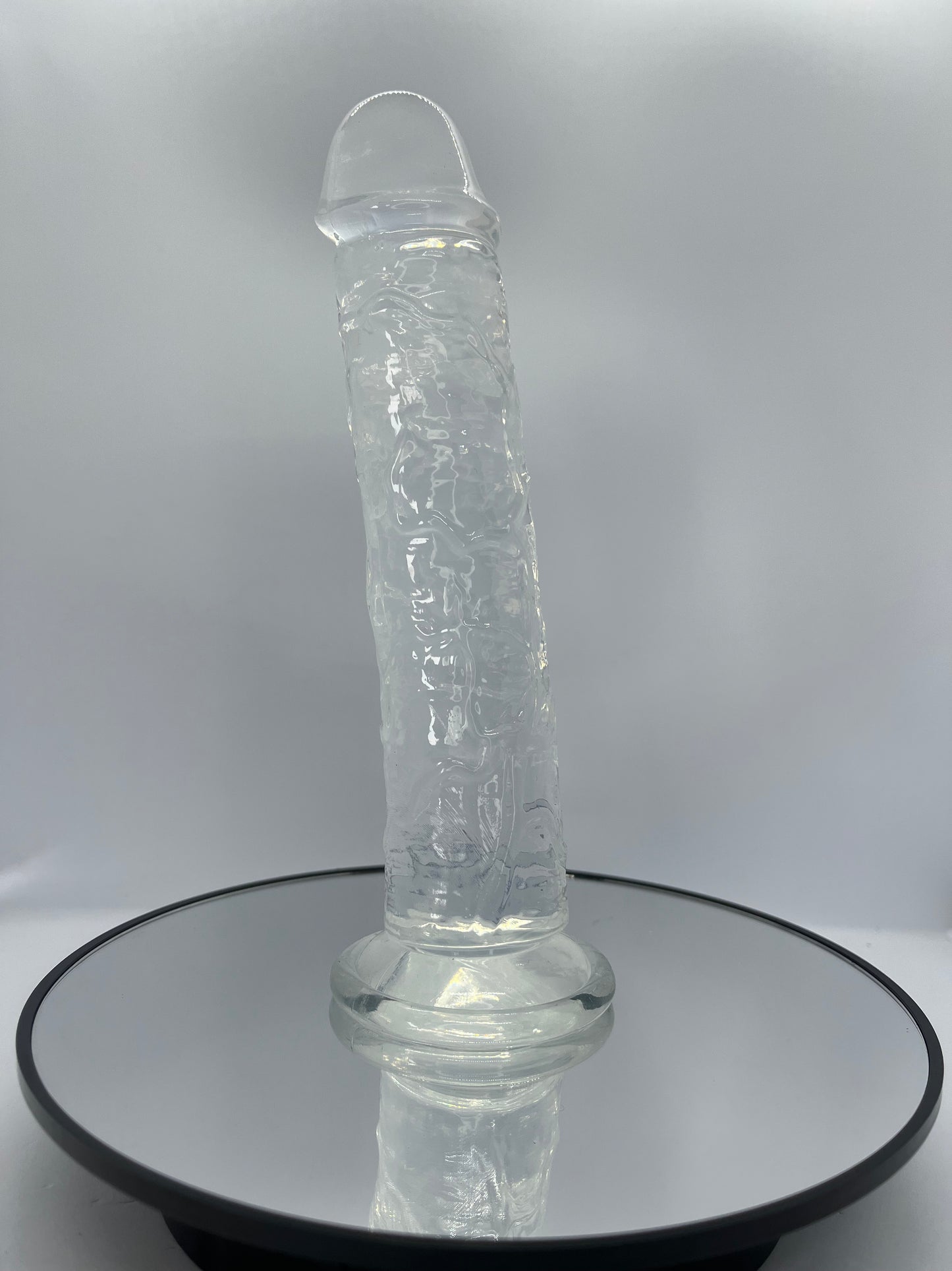 Dildo met zuignap realistisch transparant