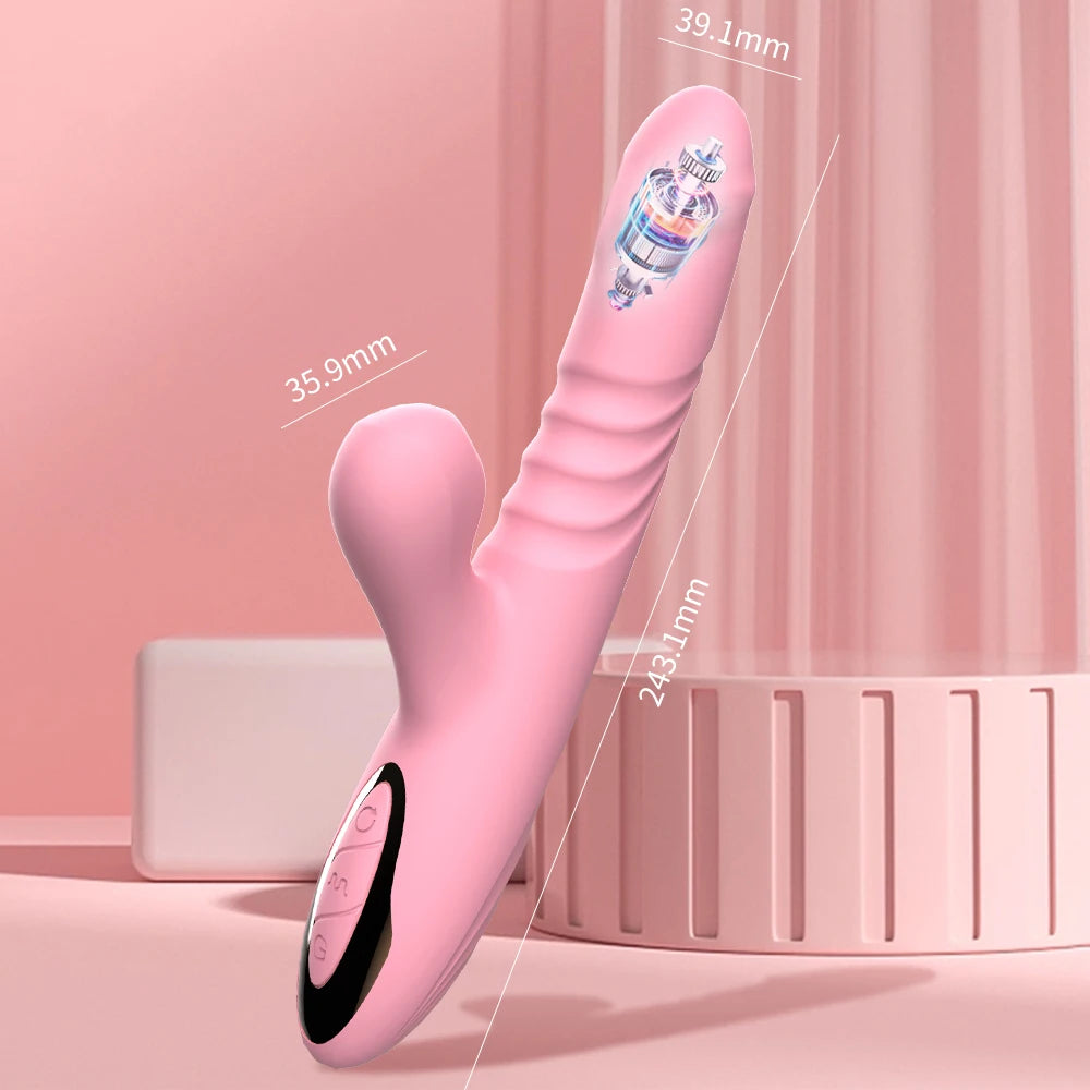 Telescopische Gspot zuigende clit stimulator