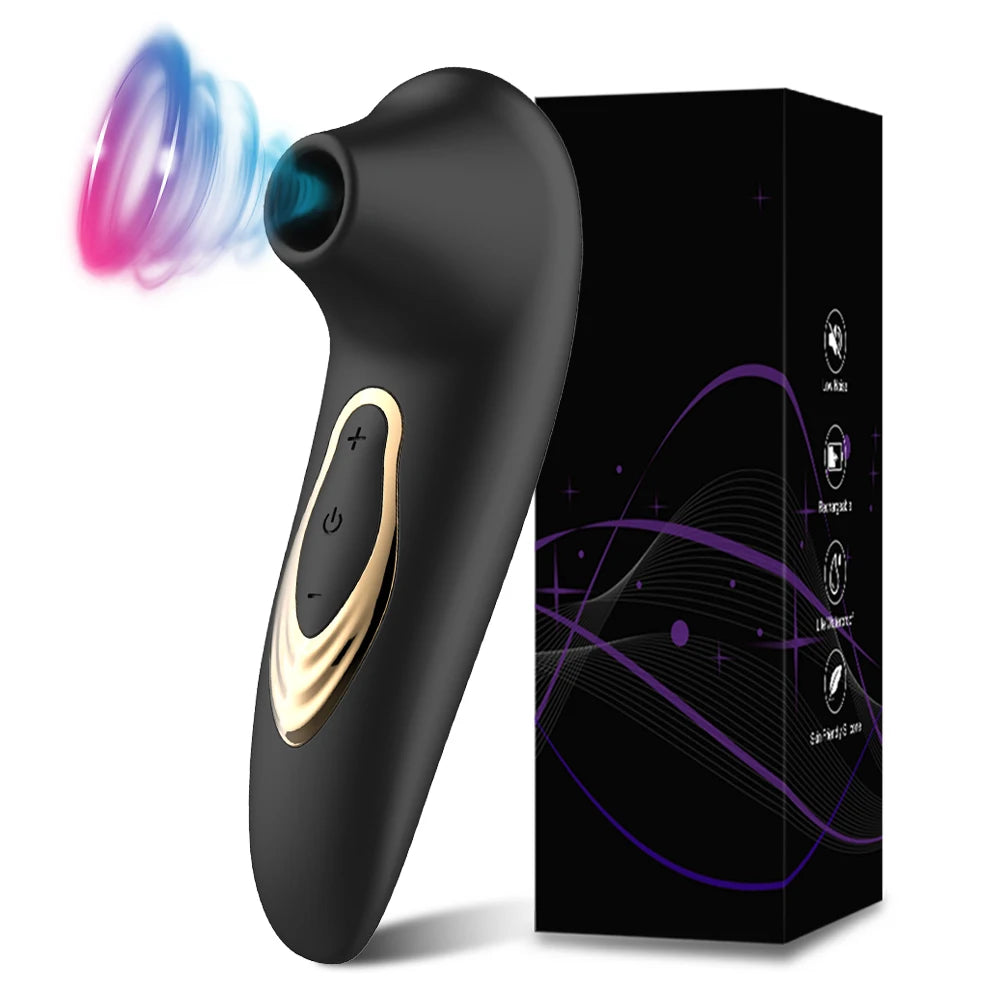 Draagbare clitoris/tepel zuiger/stimulator