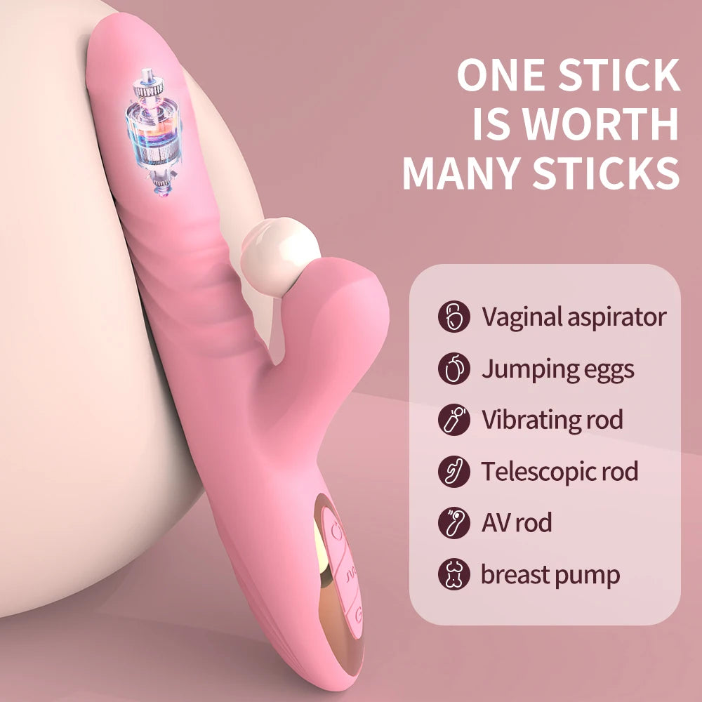 Telescopische Gspot zuigende clit stimulator