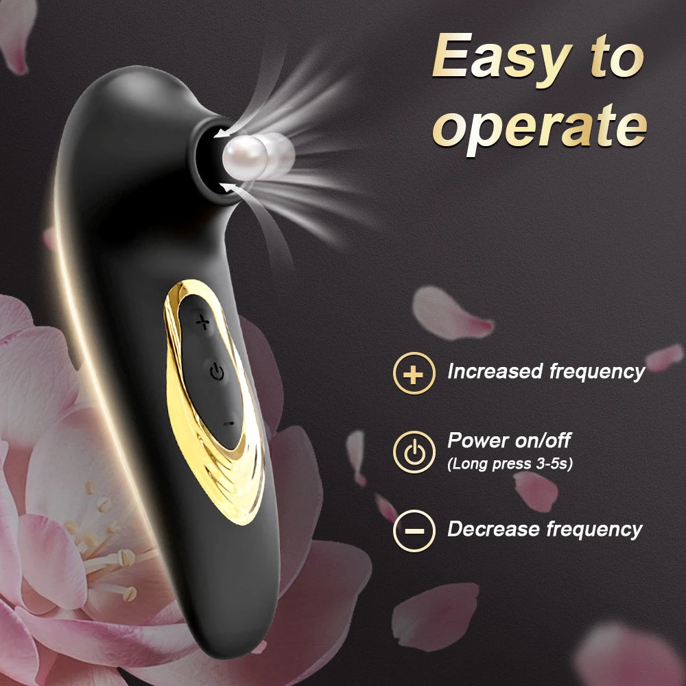 Draagbare clitoris/tepel zuiger/stimulator