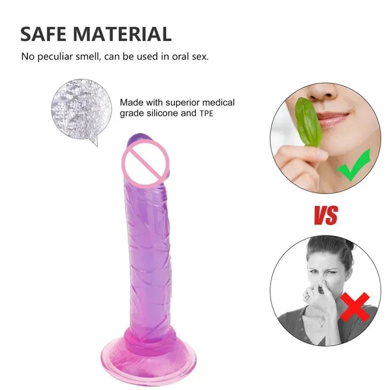 Dildo met zuignap