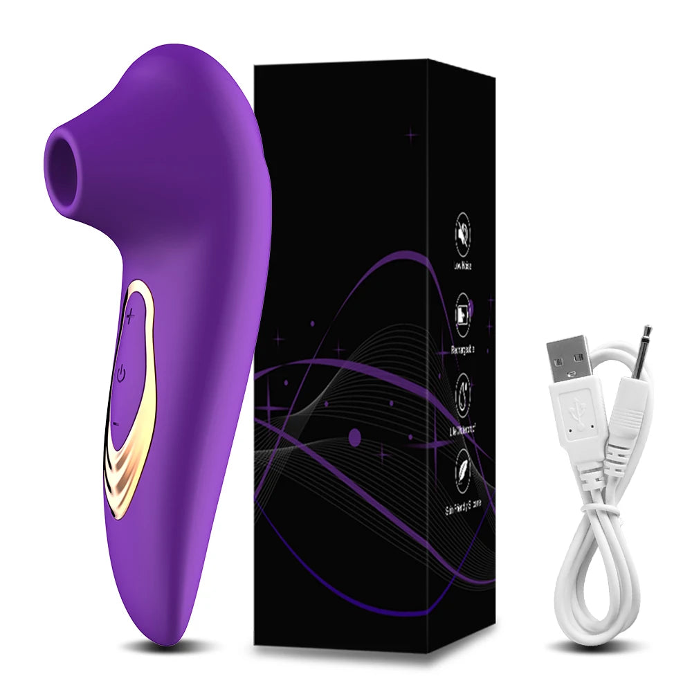 Draagbare clitoris/tepel zuiger/stimulator