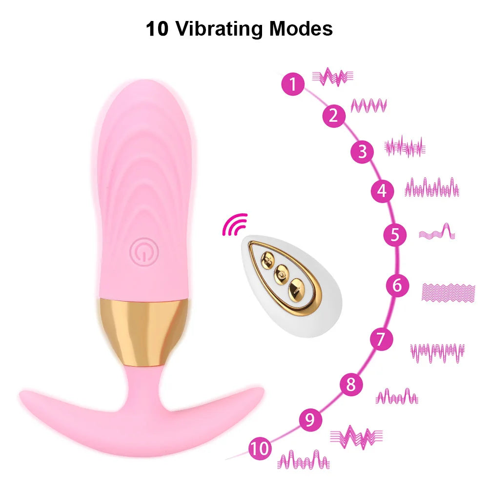 Butt plug Anaal plug vibrerend op afstandsbediening