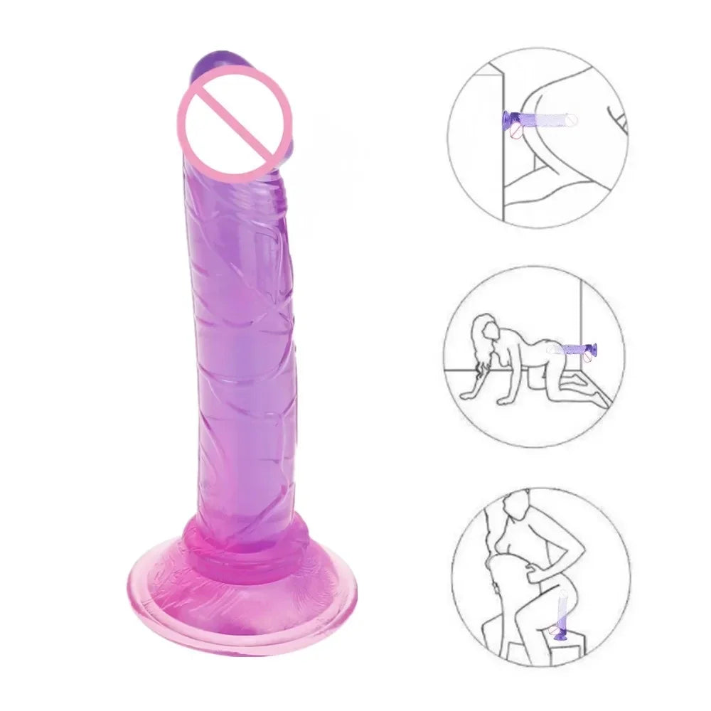 Dildo met zuignap