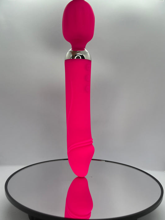 Magic wand dildo