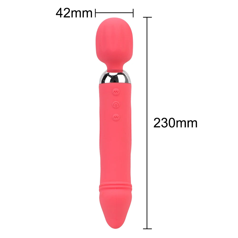 Magic wand dildo