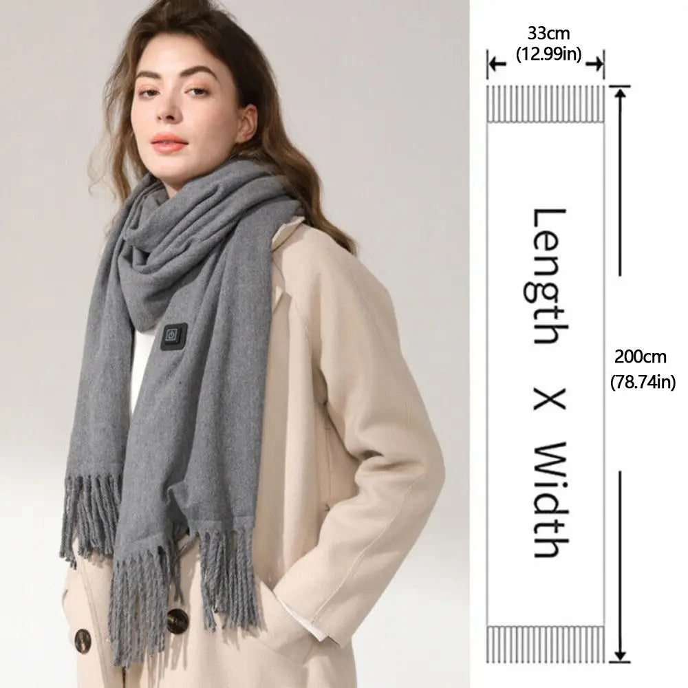 Verwarmde sjaal deluxe