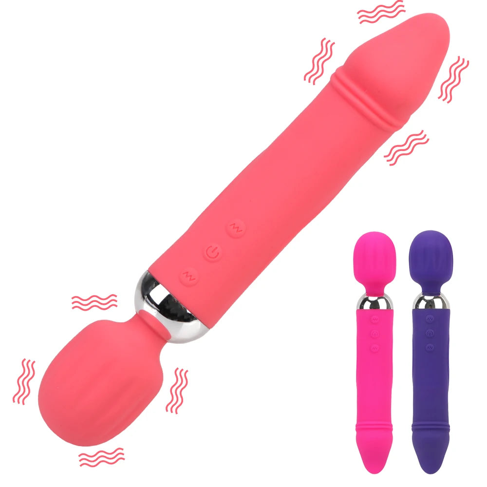 Magic wand dildo