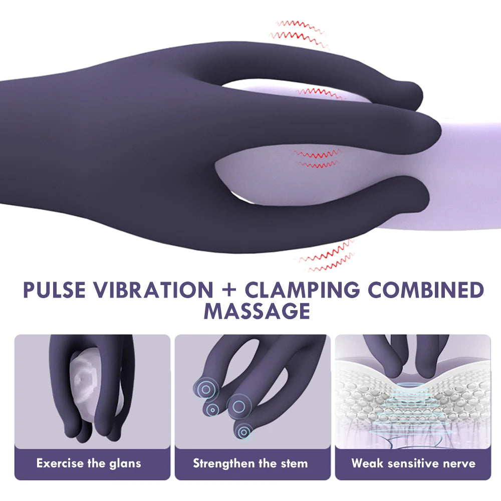 Masturbator penis massage apparaat